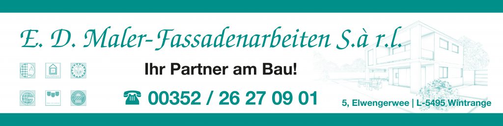 Banner von Maler-Fassadenarbeiten